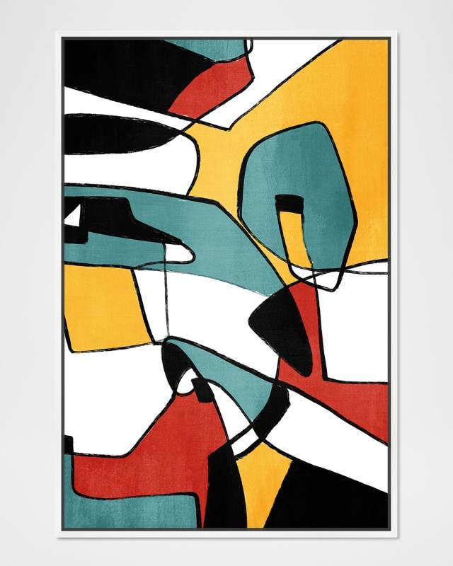 "Trailblazing Hooves" Hand-Embellished Framed Giclee